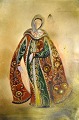 Frolova, Alla 
(1943 - ) 
Russland: 
Skizze für ein 
Kostüm. 
Gouache. 38 x 
25 cm.
Ungerahmt.
Auf ...