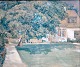 Unbekannter 
Künstler (20. 
Jahrhundert): 
Bolbrovej 44, 
Rungsted Kyst, 
Dänemark, 1934. 
Aquarell ...
