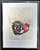 Reumert, Niels 
(1949 - ): 
Gesicht. 
Aquarell auf 
Papier. 
Signiert 1993. 
30 x 22 cm.
Gerahmt: 45 
...