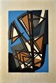Ernst, Helge 
(1916 - 1991) 
Dänemark: 
Komposition. 
Siebdruck nicht 
vorhanden. 
Unterzeichnet. 
...