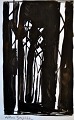 Gregersen, Hans 
(1951 - ) 
Dänemark: Die 
Unterwelt VI. 
Tinte auf 
Karton. 
Unterzeichnet. 
25,5 x 16 ...