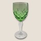 Kristallglas, 
mit grüner 
Schale, 13,5cm 
hoch, 6cm 
Durchmesser 
*perfekter 
Zustand*