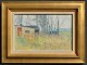 Glob, Jørn 
(1913 - 1988) 
Dänemark: 
Landschaft. 
Frühling. Öl 
auf Leinwand. 
Unterzeichnet. 
24 38 ...