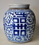 Chinesischer 
Porzellandeckel-
Bojan, Tongzhi, 
19. 
Jahrhundert. 
Blau/weiße 
Dekoration. 
Dekoration ...
