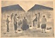 Französischer 
Künstler (20. 
Jahrhundert): 
Bauern auf dem 
Markt. 1930, 
Frankreich. 
Signiert: Joop 
...