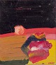 Lars Bertle, 
Svensk 
kunstner.
Olie på plade.
Abstrakt ...