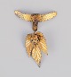 Flora Danica 
Jewellery, 
broche i 
forgyldt 
sterlingsølv.
