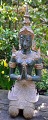 Tempelwächterin, 
Frau, aus 
Bronze, 
Thailand, 20. 
Jahrhundert. 
Cire perdue. 
Höhe: 34 cm. B: 
11 ...
