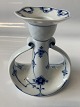 Blue painted, 
Blue Fluted, 
Candlestick 
with lace edge. 
 ...