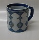 Royal 
Copenhagen 
Faience Anual 
mug 1967 Large 
version 11.5 x 
10.5 cm + 
handle