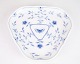 Trekantet Fad - 
Nr. 4 - 
Porcelæn - 
Håndmalet - ...