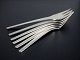 Georg Jensen, 
Caravel. A set 
of six lunch 
forks in 
sterling 
silver. 
Modernist and 
stylish ...