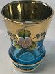 Rømerglas 
Snapseglas Blå 
med blomster
Højde 5,5 cm