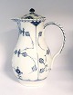 Royal Copenhagen. Musselmalet Volllspitze. Schokoladenkanne. Modell 1026. Höhe 
23 cm. (1 Wahl). Deckel ist neuer