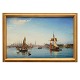 C. F. Sørensen 
Gemälde
Carl Frederik 
Sørensen, 
1818-79, Öl auf 
Leinen
Der Hafen ...