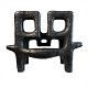 Sonja Ferlov Mancoba, 1911-84, sculpture "Guardians of our Inheritance" 1973, 
patinated bronze. Signed "SFM 6/6". Sonja Ferlov mancoba was a member of the art 
movement CoBra. H: 31cm. W: 39cm. D: 25cm