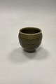 Royal 
Copenhagen 
Stoneware Vase 
in Green Glaze
Measures 8,8cm 
x 8,2cm ( 3.46 
inch x 3.23 
inch )