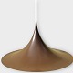 Fog & Mørup, 
große 
Trompetenlampe, 
SEMI-Lampe, 
Durchmesser 69 
cm, braun, 
Design Claus 
Bonderup ...