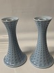 Royal 
Copenhagen 1st 
pair, Light 
blue 
candlesticks 
with ...