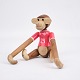 Kay Bojesen monkey, small model in teak and limba. DBU Herrelandsholdet limited edition. Classic ...