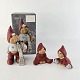 Figurer med motiv af nisserne Bette Inger, Bette Knud og Niels med skiNiels kommer i original ...