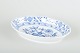 MeissenOval bowl, “Blue Onion” pattern, mid-20th century.