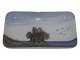 Royal CopenhagenSmall Art Nouveau tray with haystack ...
