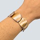 Ole Lynggaard; Bracelet in 14k gold and white gold, set ...
