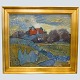 Olaf Rude; An oil painting, Allinge Bornholm, Denmark