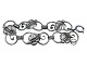Silver
Bracelet with 
leaves from 
1940-1960