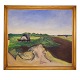 Jens 
Søndergaard, 
1895-1957, oil 
on canvas
"Landscape" 
signed and 
dated 1952
Visible size: 
...