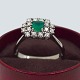 C. Antonsen; Ring in 14k white gold set with diamonds ...