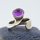 Leif Bodh Have; Ring in sterling silver set with amethyst