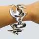 Henning Koppel for Georg Jensen; Amoeba bracelet of ...