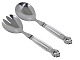 Georg Jensen Acorn silver and stainless steel, small salad set.They were produced in ...