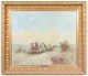 Fedor Maisky, oil on canvas, listed Austrian artist.