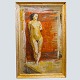 Ove Brask; Oil painting, model study, 1912