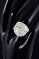 18 carat gold diamond cocktail ring.