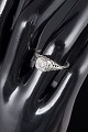 8 carat white gold ring.