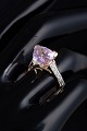 9 ct Gold Cocktail Ring with Amethyst.
