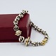 Peter Rauff; Bracelet in sterling silver and 18k gold