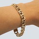 A bracelet of 8k gold, w. 10 mm