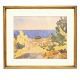 Olaf Rude, 1886-1957, Wasserfarbe. Landschaft von der ...