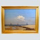 Carl Frederik Emanuel Larsen; Marine painting, 1852