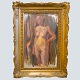 Academy painting; Model study, oil on canvas