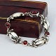 Georg Jensen; A "Moonlight Blossom" bracelet of sterling ...