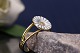 Silver ring from Georg Jensen's Daisy series, stamped ...