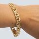 A bracelet of 14k gold, w. 11 mm