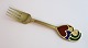 Michelsen. Weihnachtsgabel. 1968. Sterling (925). Design Henry Heerup