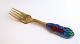 Michelsen. Weihnachtsgabel. 1994. Sterling (925). Design Poul Janus Ipsen